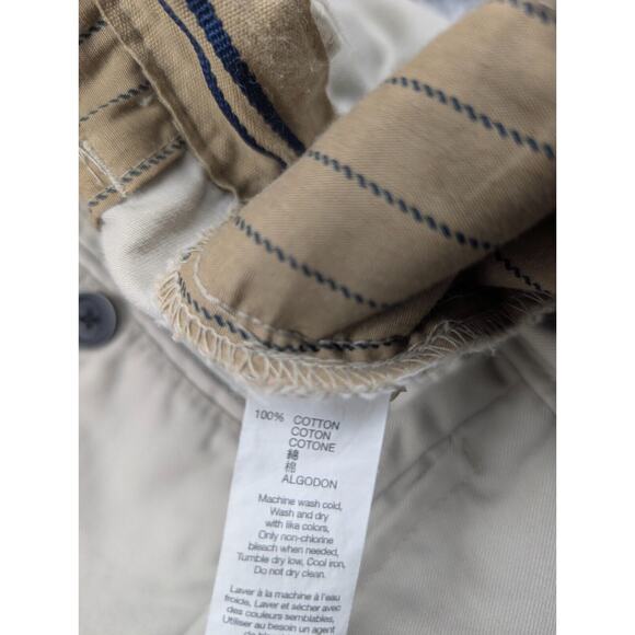 Gap Pants Mens 32X32 Beige Khakis Straight Fit Classiccore Casual Preppy Work - Picture 5 of 10